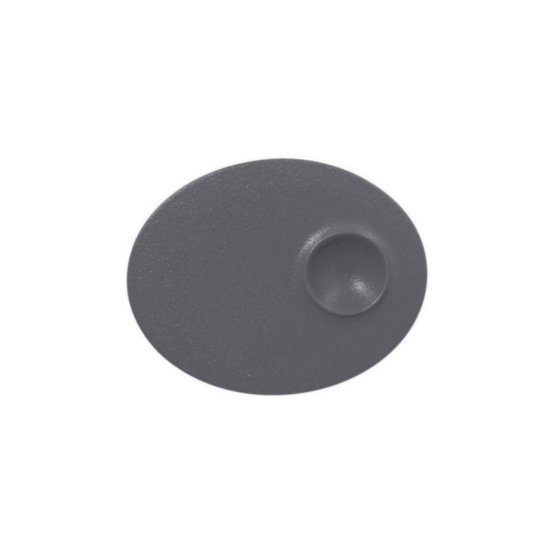 RAK Porcelain RAK Talíř mělký s důlkem 18 × 10 cm, šedá | RAK-NFMROP18GY RAK Porcelain RAK Talíř mělký s důlkem 18 × 10 cm, šedá | RAK-NFMROP18GY