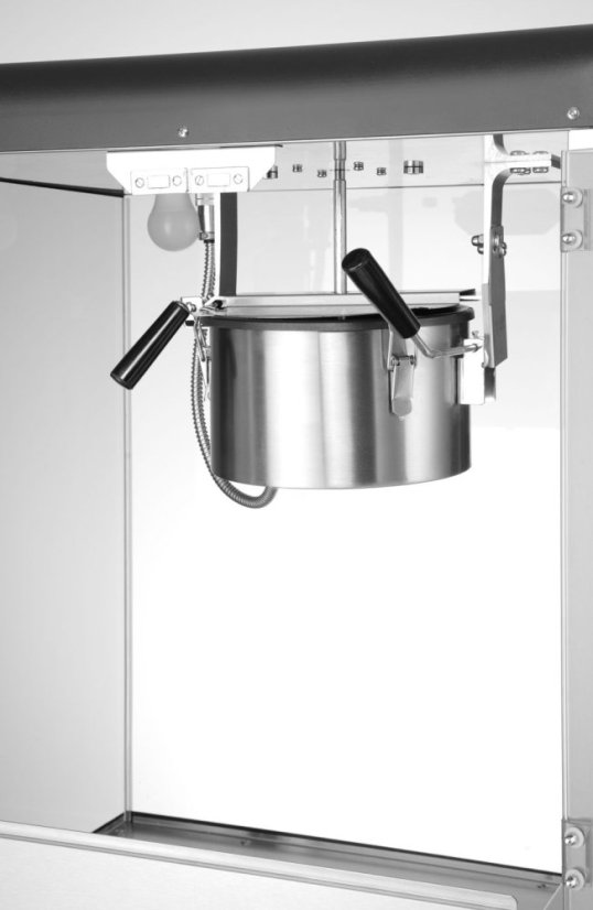 Stroj na výrobu popcornu, HENDI, 80L, Černá, 230V/1155W, 560x445x(H)775mm