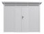 Zahradní domek G21 Madison 731 - 289 x 253 cm, metal silver