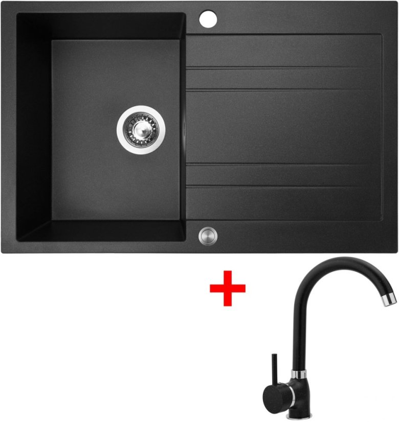 Sinks GRANDE 800 XC Granblack + Polo GR Sinks GRANDE 800 XC Granblack + Polo GR