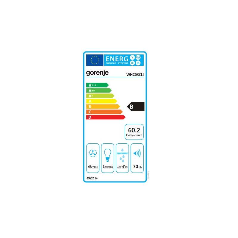 Komínová digestoř Gorenje WHC63CLI