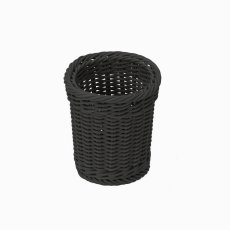 APS Koš na příbory polyratan 120 × 150 mm, černý