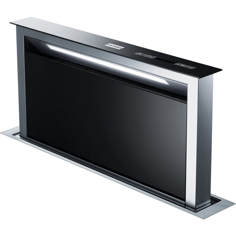 Výsuvná digestoř Franke odsavač FDW 908 IB XS Downdraft Nerez/Černé sklo