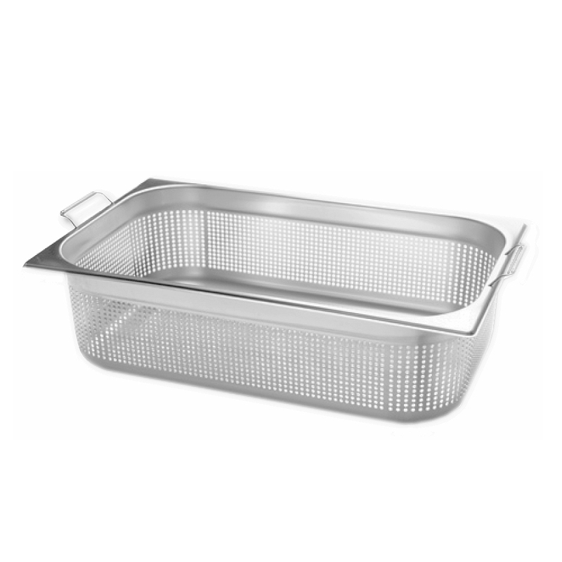 TOMGAST Gastronádoba Standard děrovaná s úchyty GN 2/3 065 mm TOMGAST Gastronádoba Standard děrovaná s úchyty GN 2/3 065 mm