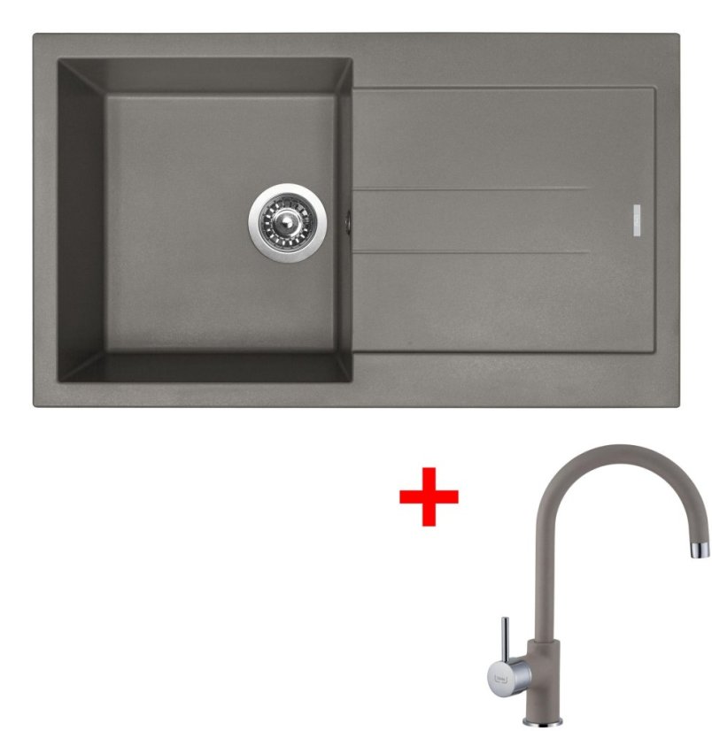 Sinks AMANDA 860 Truffle + Vitalia GR Sinks AMANDA 860 Truffle + Vitalia GR