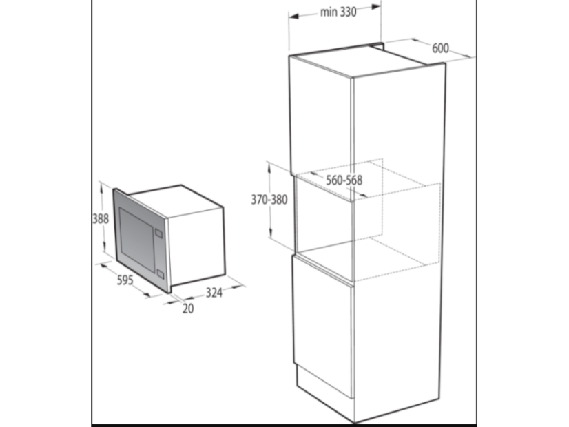 Mikrovlnná trouba Gorenje BM201AG1BG