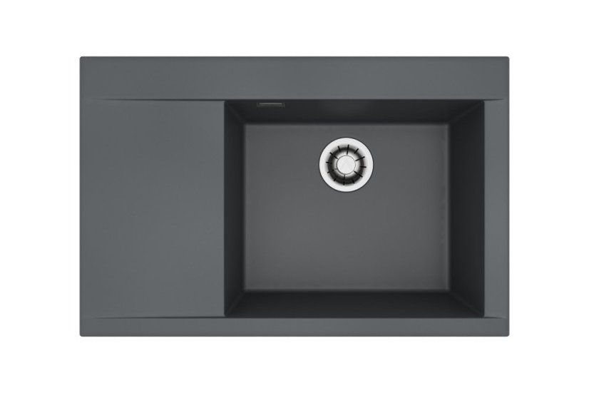 Alveus PURE-G 70 P černý A91 + QC sifon_algranit