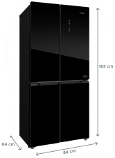 Americká chladnička Concept LA8383bc