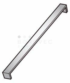 Bertos nerezový zákryt nohou (sokl) ZCT 1m