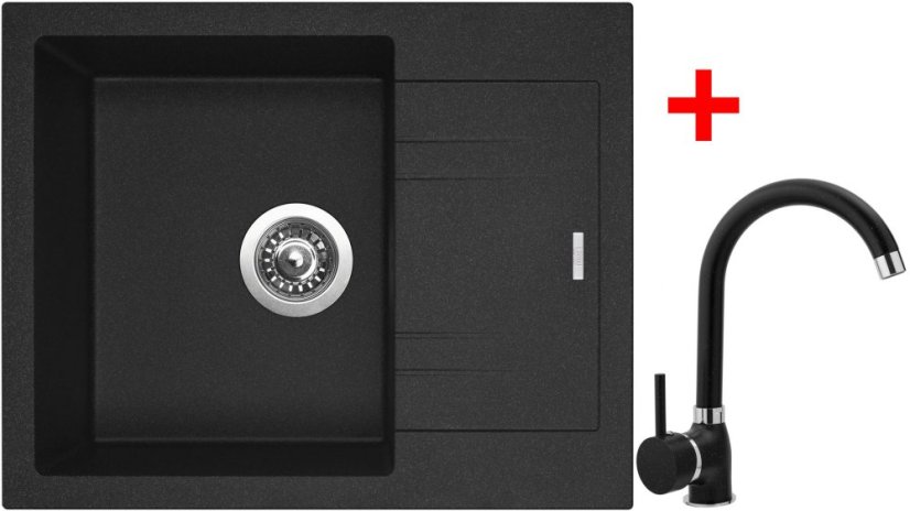 Sinks LINEA 600 Granblack + Polo GR Sinks LINEA 600 Granblack + Polo GR