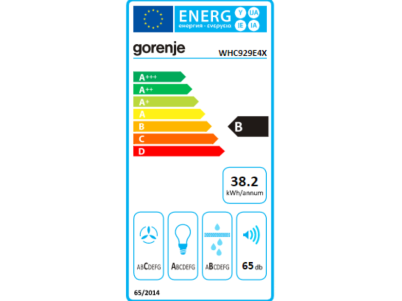 Komínová digestoř Gorenje WHC929E4X