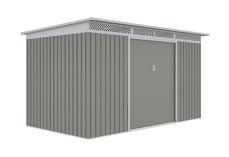 Zahradní domek G21 GRAH 700 - 340 x 206 cm, metalický šedý