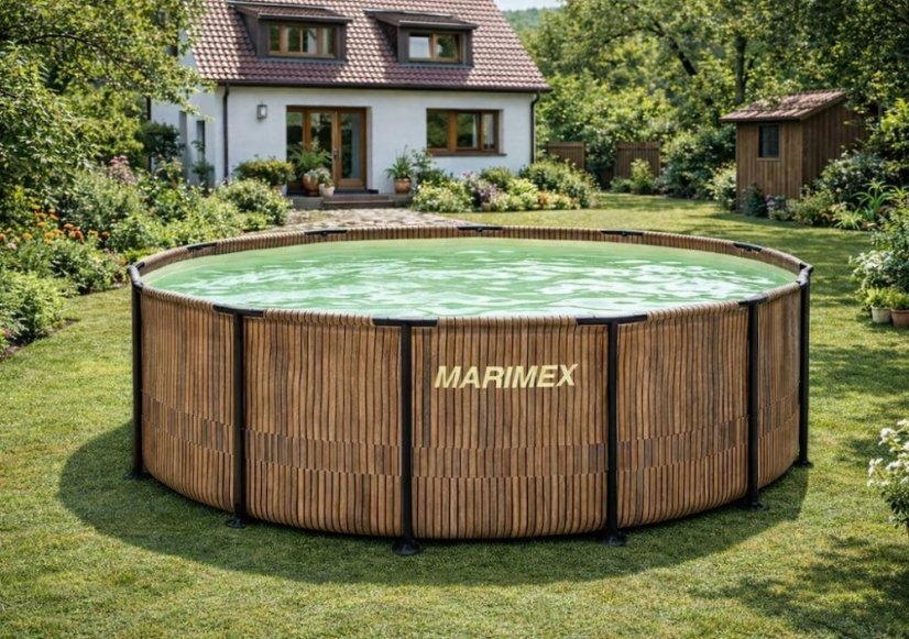 Bazén Marimex Florida 4,57x1,32 m se skimmerem - motiv TEAK -poškozený obal