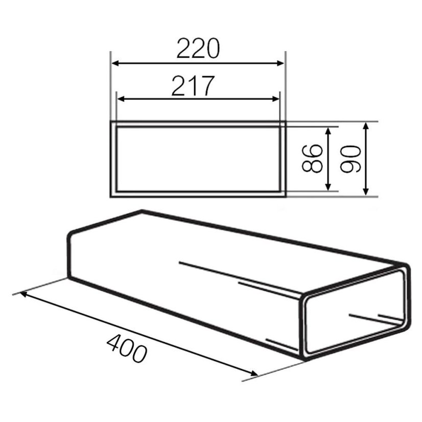 Faber Potrubí 220x90 Galileo