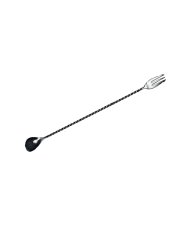 TOMGAST Lžička barmanská s vidličkou 50 cm, nerez