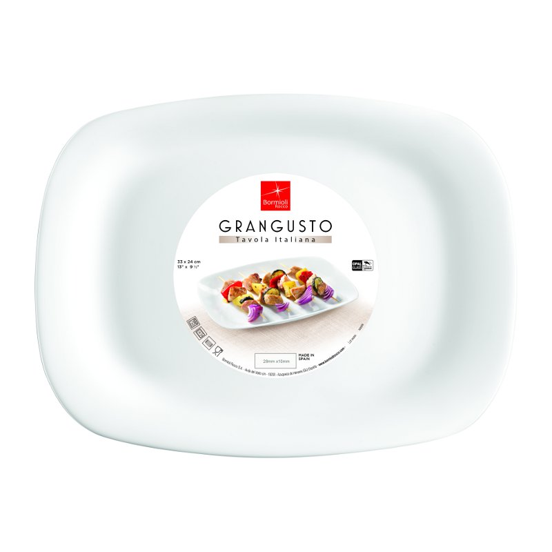 Bormioli Rocco Talíř 33 × 24 cm – BBQ | BR-431240 Bormioli Rocco Talíř 33 × 24 cm – BBQ | BR-431240