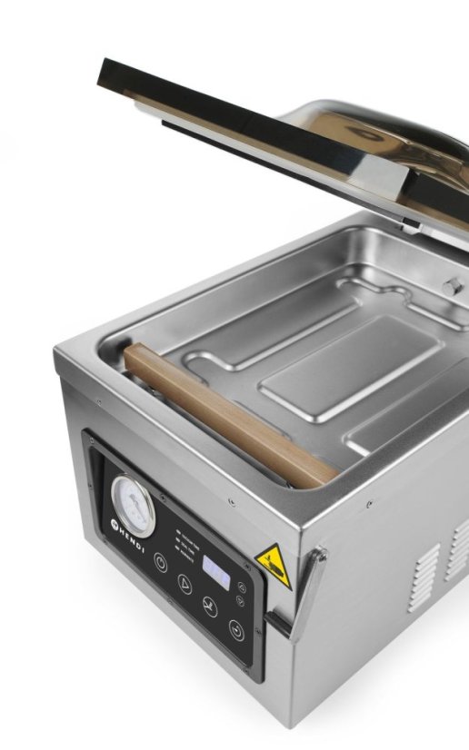 Vakuová balička - komora, HENDI, Profi Line, těsnicí lišta 260 mm, 240V/1000W, 330x480x(H)361mm