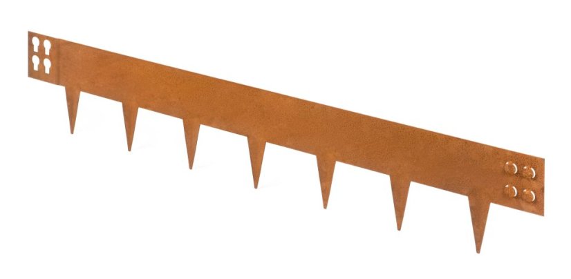 Zahradní obrubník G21 107,5 x 10 cm, Corten