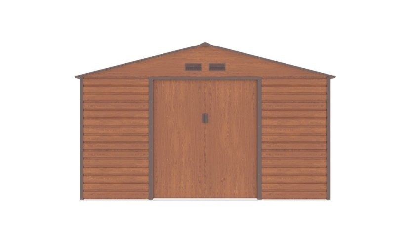 Zahradní domek G21 GAH 1085 - 340 x 319 cm, hnědý