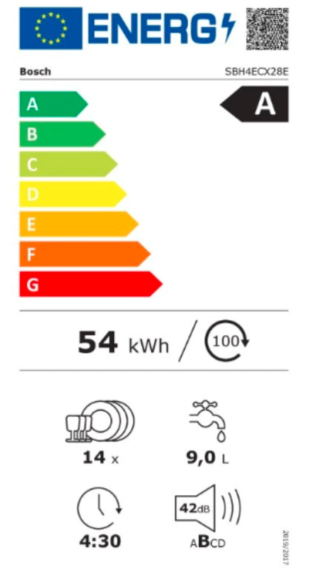 Vestavná myčka nádobí Bosch SBH4ECX28E