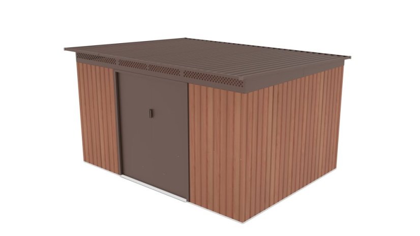 Zahradní domek G21 GRAH 915 - 340 x 269 cm, hnědý