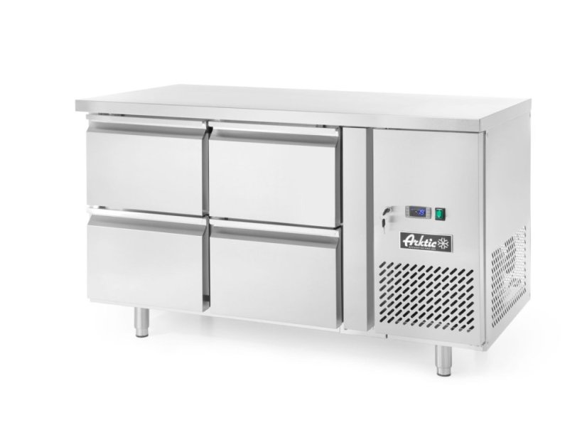 Chladicí pult, 4 zásuvky, Arktic, Profi Line, 90L, 230V/250W, 1360x700x(H)755mm