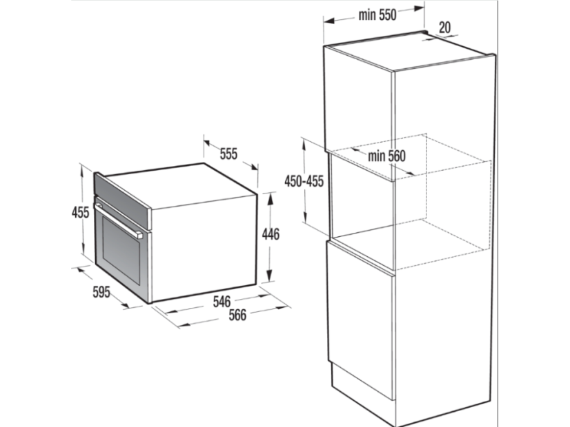 Vestavná trouba Gorenje BCM4058B
