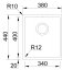 Sinks BOX 380 RO 1,0mm