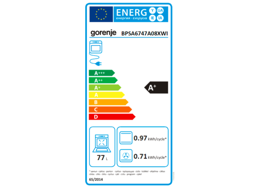 Vestavná trouba Gorenje BPSA6747A08XWI