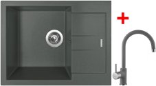 Sinks AMANDA 650 Titanium + Vitalia GR