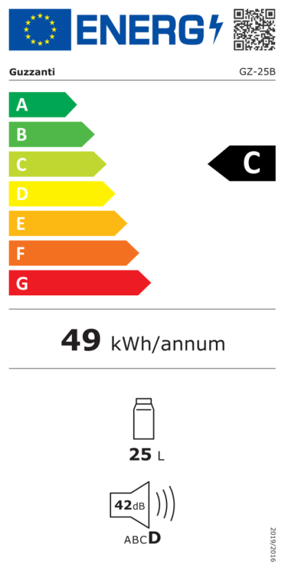 Autochladnička Guzzanti GZ 25B