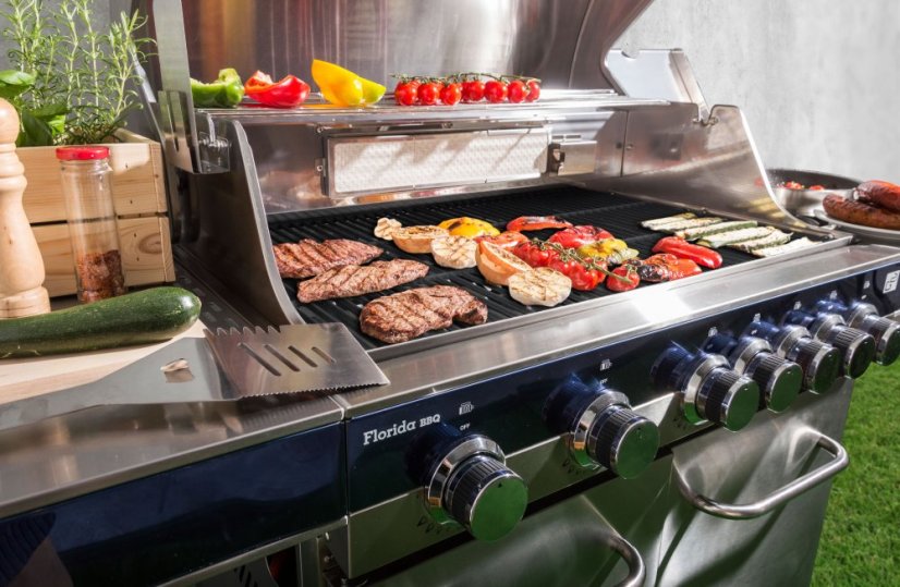 Plynový gril G21 Florida BBQ Premium line, 7 hořáků + zdarma redukční ventil