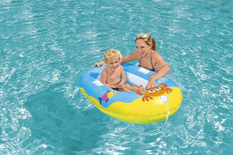 Raft Bestway nafukovací - junior korýš, 119 x 79 cm