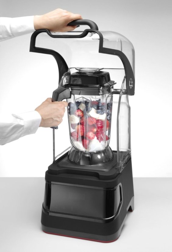 Mixér digitálních tyčí se zvukovou skříní, HENDI, 2,5L, Černá, 220-240V/1680W, 250x300x(H)546mm