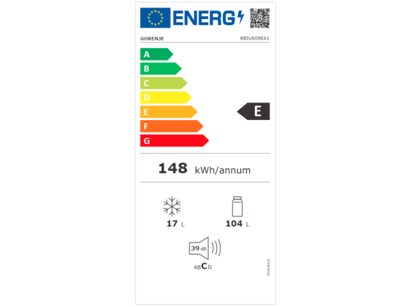 Vestavná chladnička Gorenje RBIU609EA1
