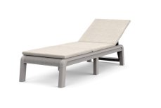 Lehátko Keter Atlas cappuccino s polstrem