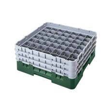 Cambro Koš Camrack 49 pozic, výška sklenice 17,4 cm - Zelená