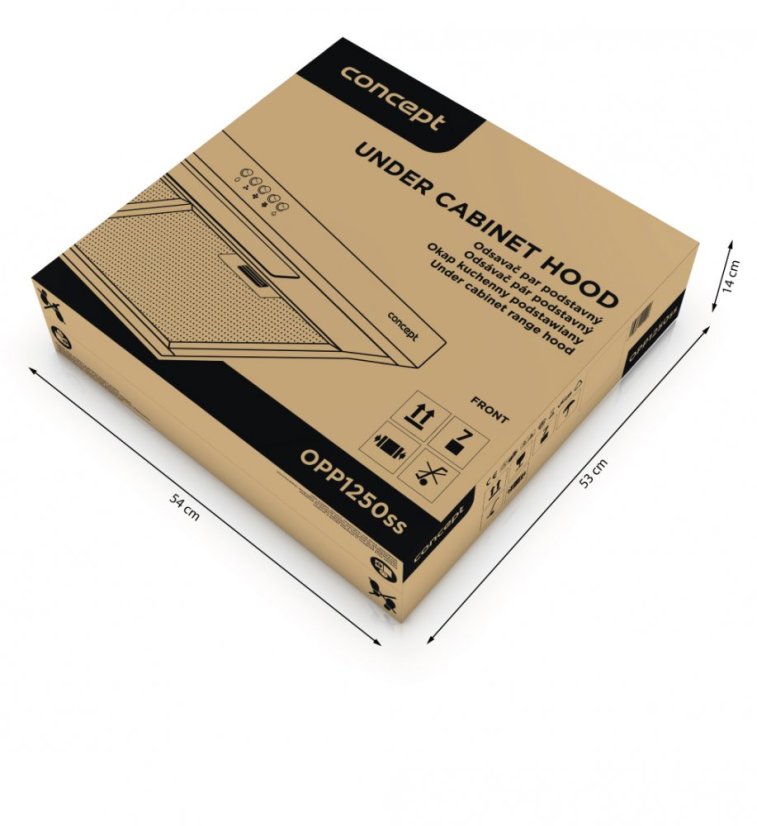 Podvěsná digestoř Concept OPP1250ss