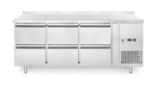 Chladicí pult, 6 zásuvek, Arktic, 135L, Stříbrná, 230V/400W, 1795x700x(H)840mm