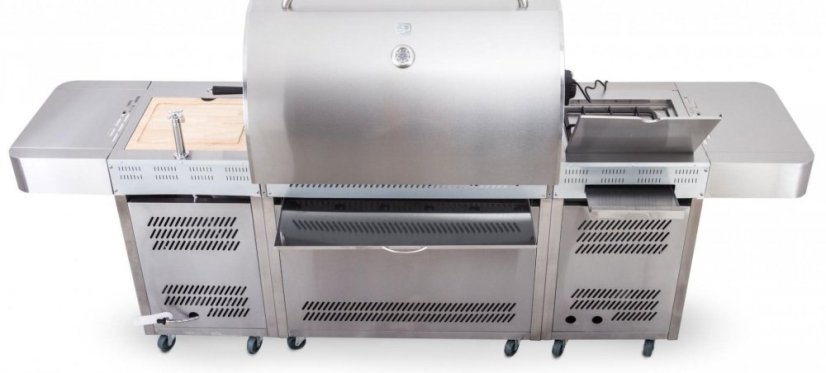 Plynový gril G21 Nevada BBQ kuchyně Premium Line, 8 hořáků + zdarma redukční ventil