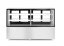 Vitrína se 2 policemi, Arktic, 230V/500W, 677x1824x(H)1230mm
