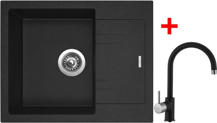 Sinks LINEA 600 Granblack + Vitalia GR Sinks LINEA 600 Granblack + Vitalia GR
