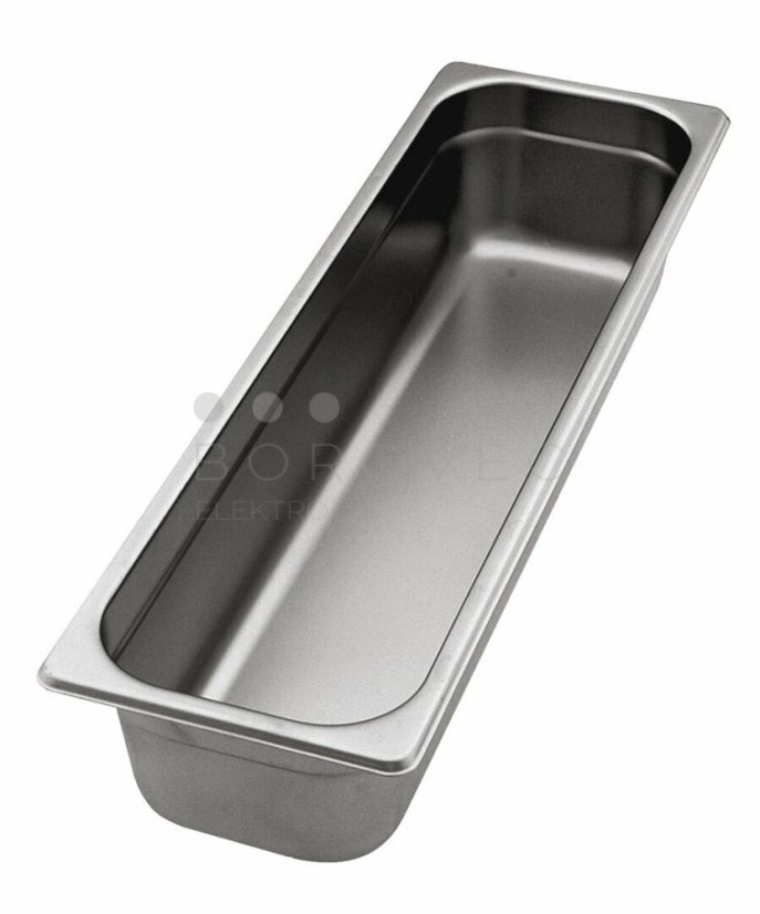 Gastronorm GN 2/4 (h=100 mm) nerezová plná Gastronorm GN 2/4 (h=100 mm) nerezová plná