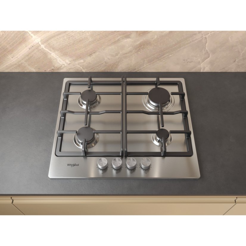 Plynová varná deska Whirlpool TKRL660IX