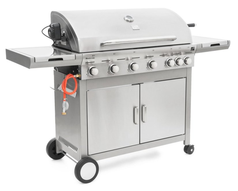 Plynový gril G21 Mexico BBQ Premium line, 7 hořáků + zdarma redukční ventil