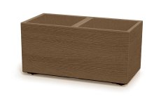 Květináč Prosperplast MADERA CASE eco wood 77 cm naturo