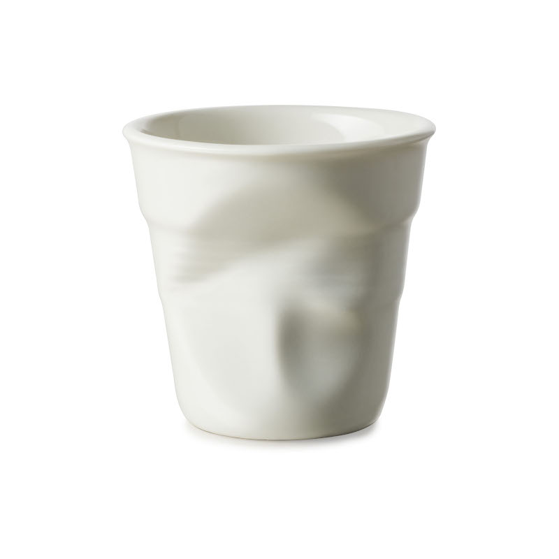 Revol Froissés pohárek 180 ml, skořápkově bílý Revol Froissés pohárek 180 ml, skořápkově bílý
