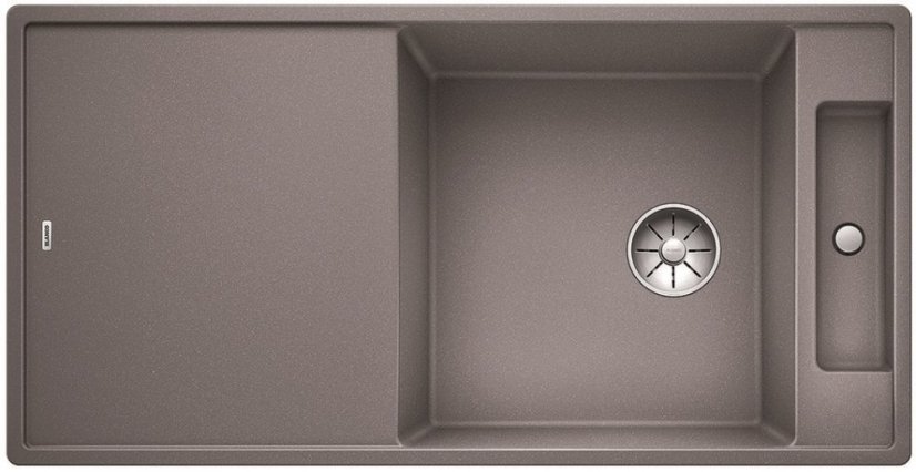 Blanco AXIA III XL 6 S-F InFino Silgranit aluminium skleněná kráj.deska oboustr.provedení