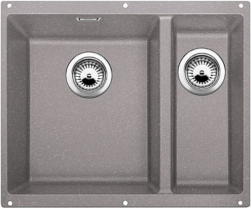 Blanco SUBLINE 340/160 U Silgranit aluminium s táhlem dřez vlevo