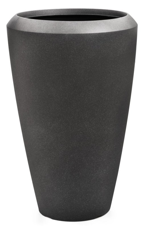 Květináč G21 Coal Oval 55 x 55 x 86,3